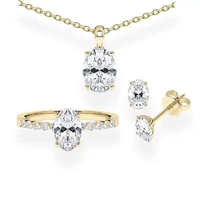Diamantschmuck: Schmuck-Sets